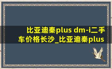 比亚迪秦plus dm-i二手车价格长沙_比亚迪秦plus dm-i二手车价格